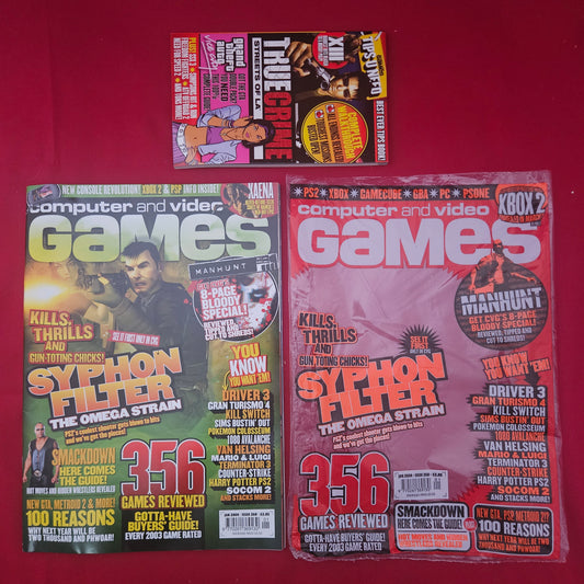 Computer And Video Games Magazine January 2004 (1218) Issue 268 Syphon Filter Manhunt