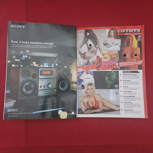 Loaded Magazine August 2003 (1215) Gena Lee Nolin Shaun Ryder Hulk Jordan