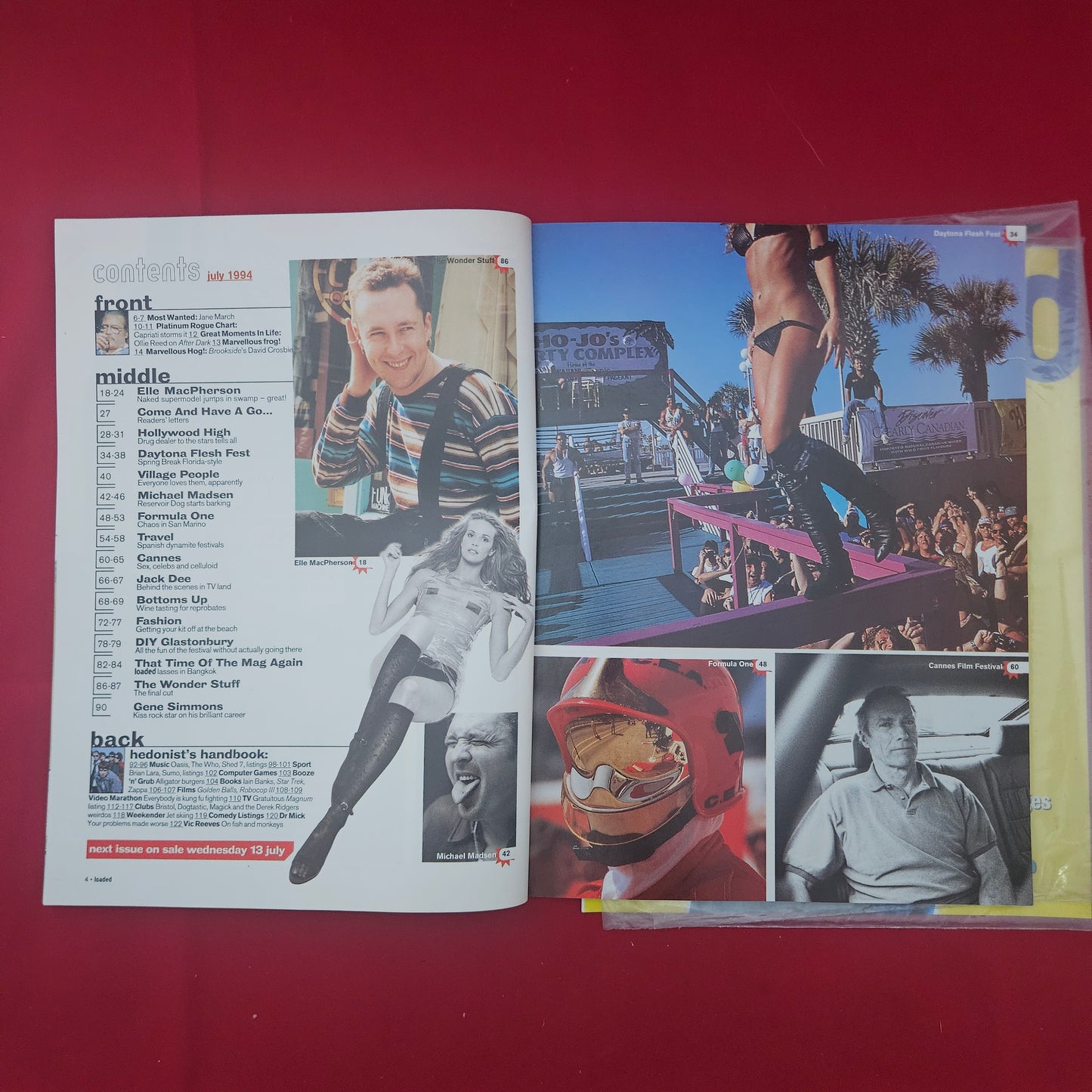 Loaded Magazine July 1994 (1215) Elle Macpherson Gene Simmons Michael Madsen