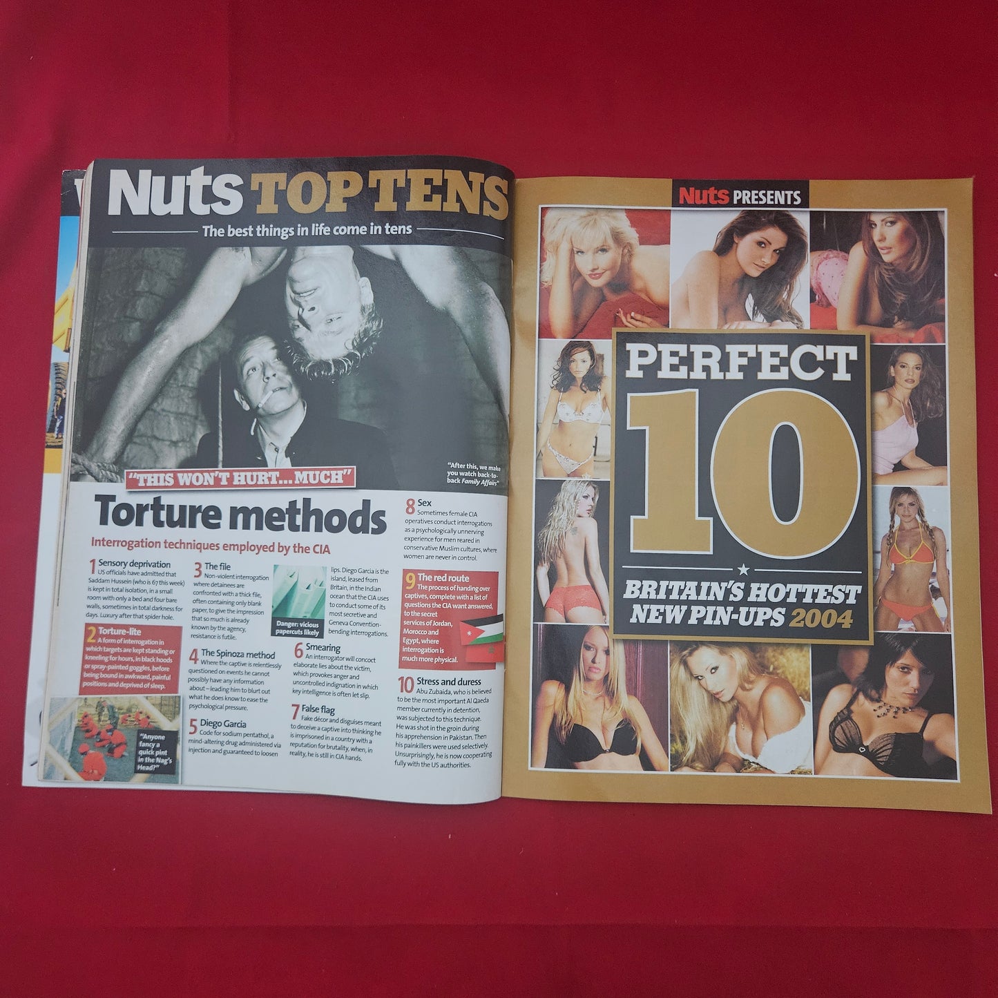 Nuts Magazine 30 April - 6 May 2004 (1220) Michelle Marsh Perfect 10 Tony Soprano Mustang