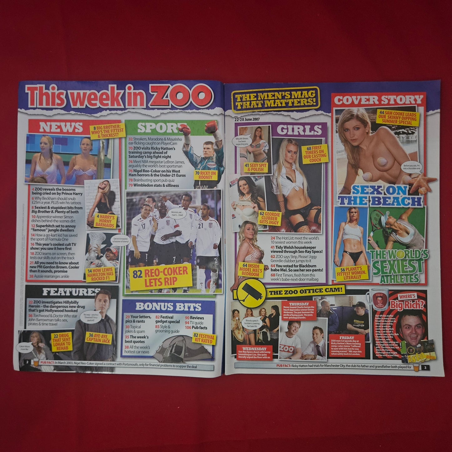 ZOO Magazine 22-28 June 2007 (1221) Sam Cooke Amii Grove Abbey Clancy