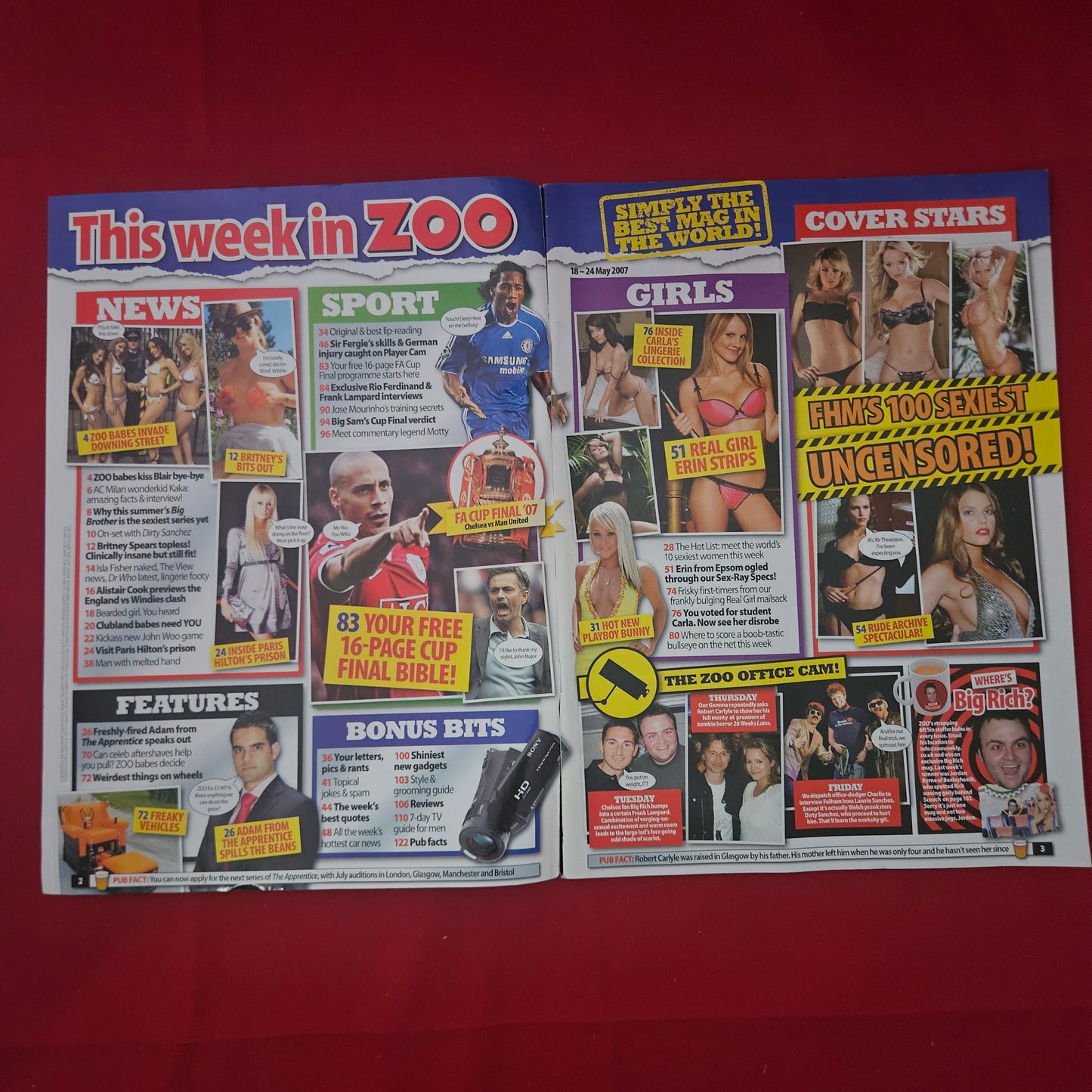 ZOO Magazine 18-24 May 2007 (1221) Keeley Hazell Isla Fisher Paris Hilton