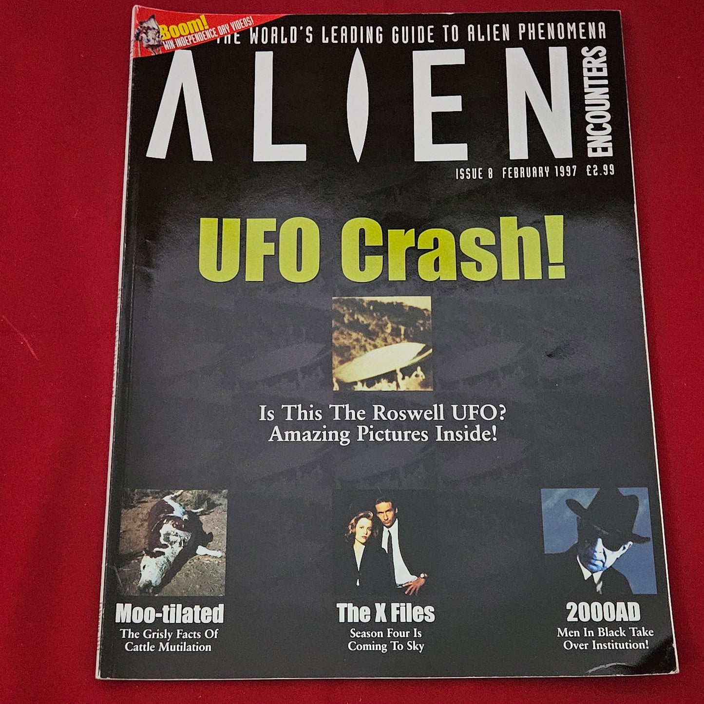 Alien Encounters Magazine Issue 8 February 1997 (1222) Roswell UFO Crash HAARP X-Files