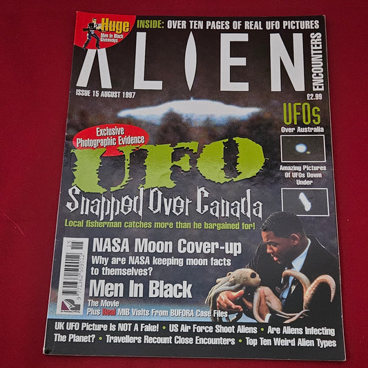 Alien Encounters Magazine Issue 15 August 1997 (1222) Men In Black UFO Canada NASA Moon