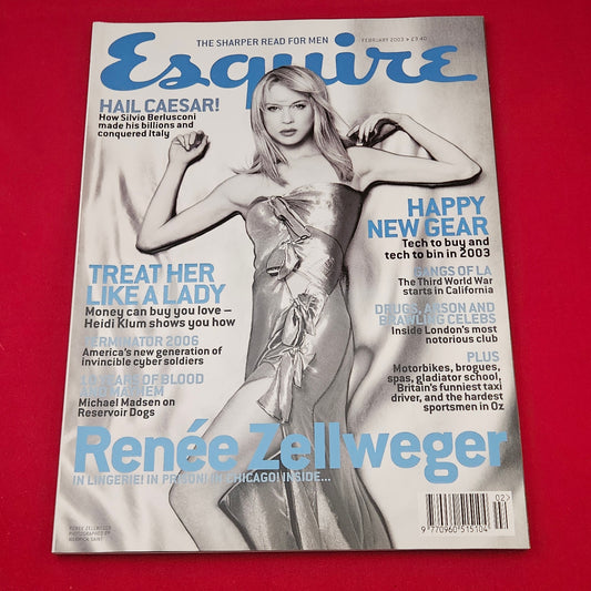 Esquire Magazine February 2003 (1224) Renée Zellweger Heidi Klum Gangs of LA