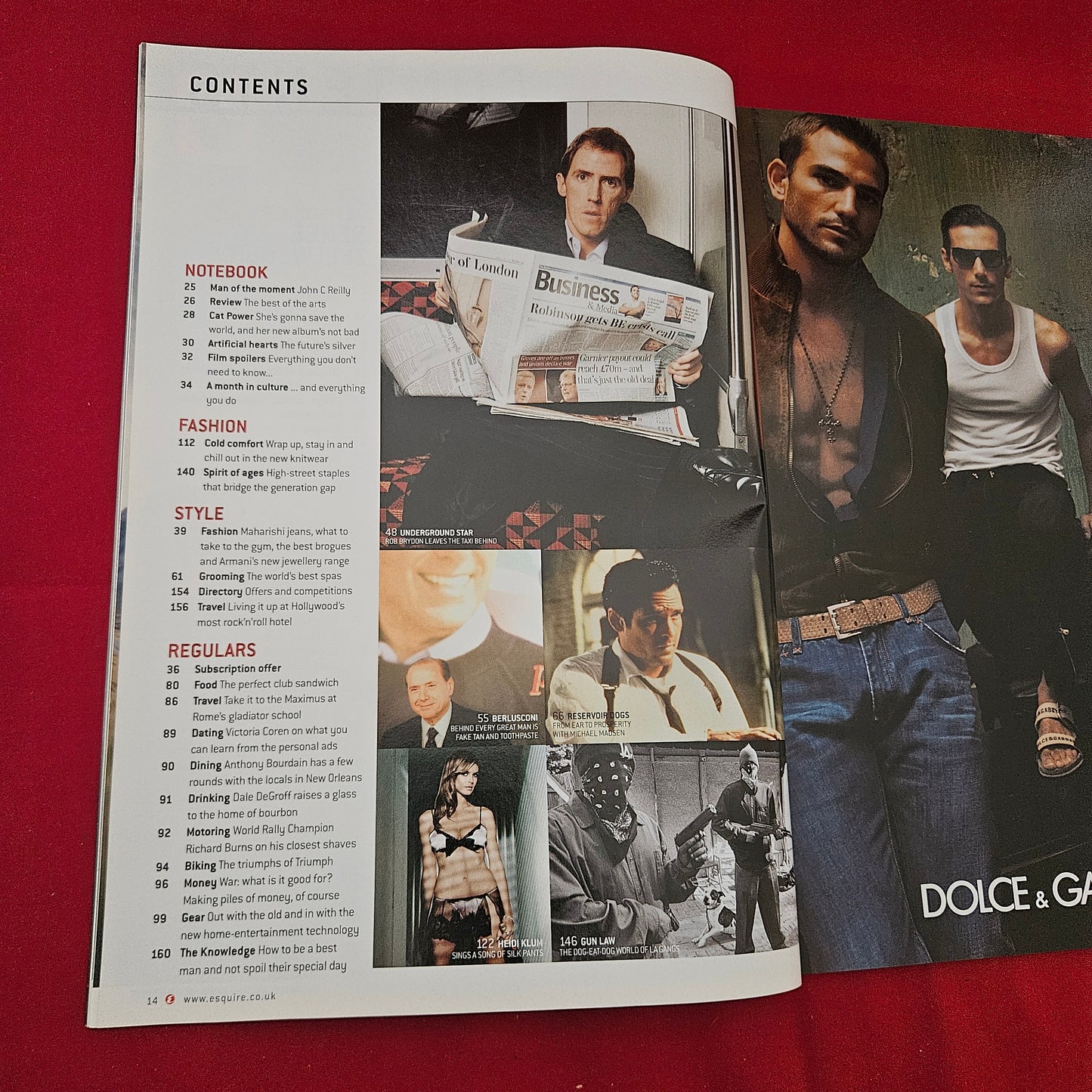 Esquire Magazine February 2003 (1224) Renée Zellweger Heidi Klum Gangs of LA