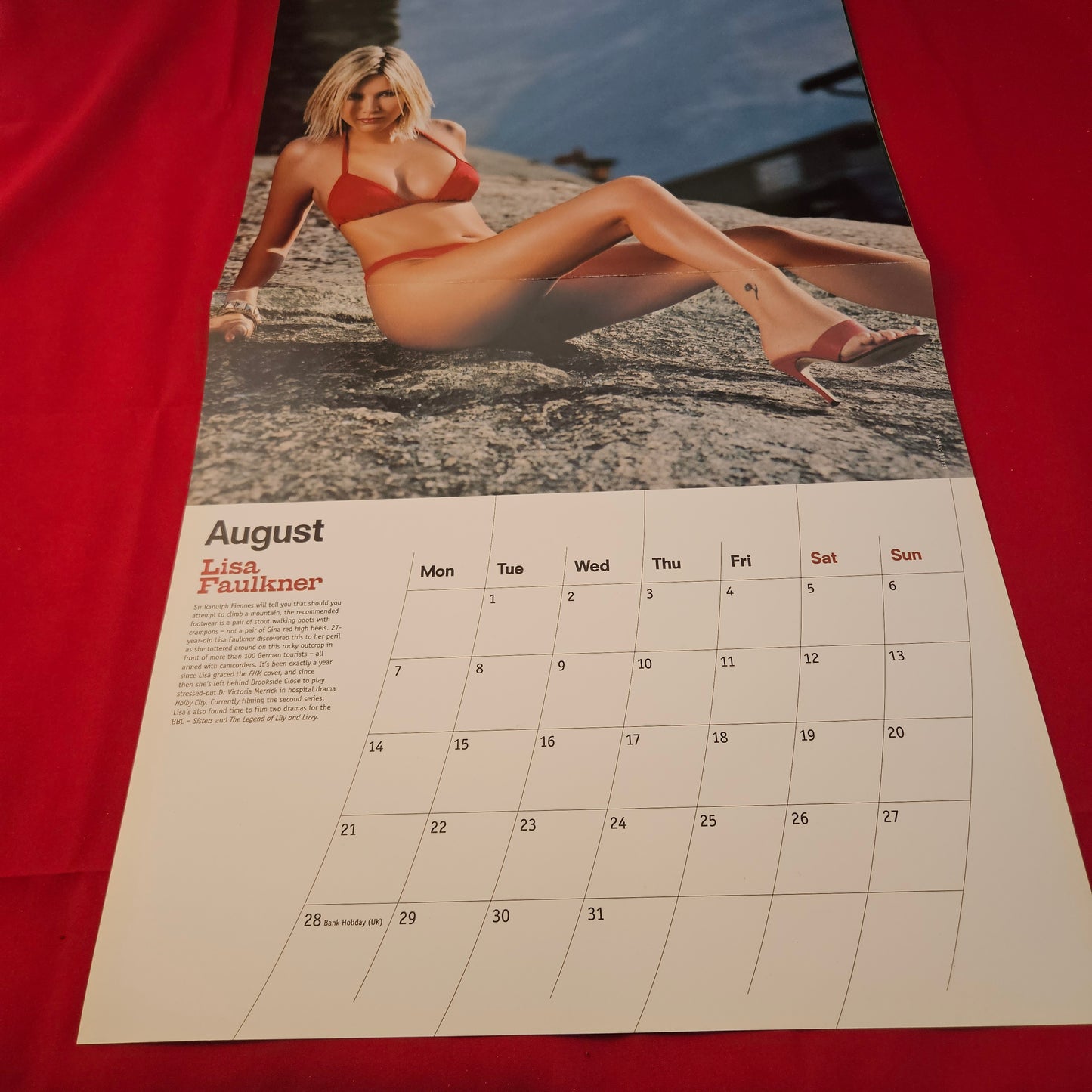 FHM Calendar 2000 (bb009) Melanie Sykes Annalise Braakensiek Lisa Faulkner Melinda Messenger