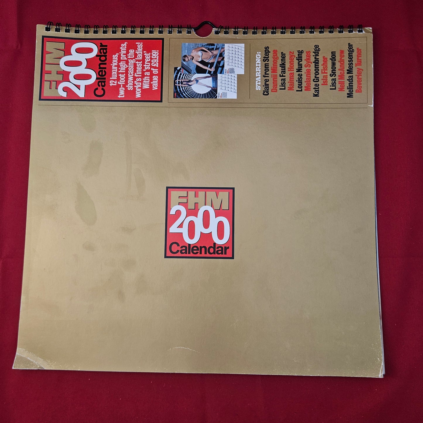 FHM Calendar 2000 (bb009) Melanie Sykes Annalise Braakensiek Lisa Faulkner Melinda Messenger