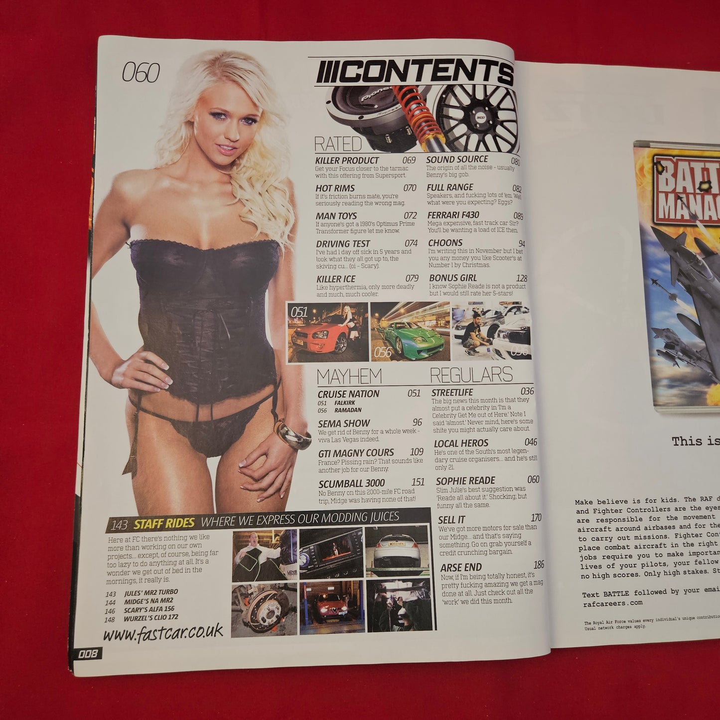 Fast Car Magazine February 2009 Issue 273 (1231) Sophie Reade Euro vs Jap Tuning