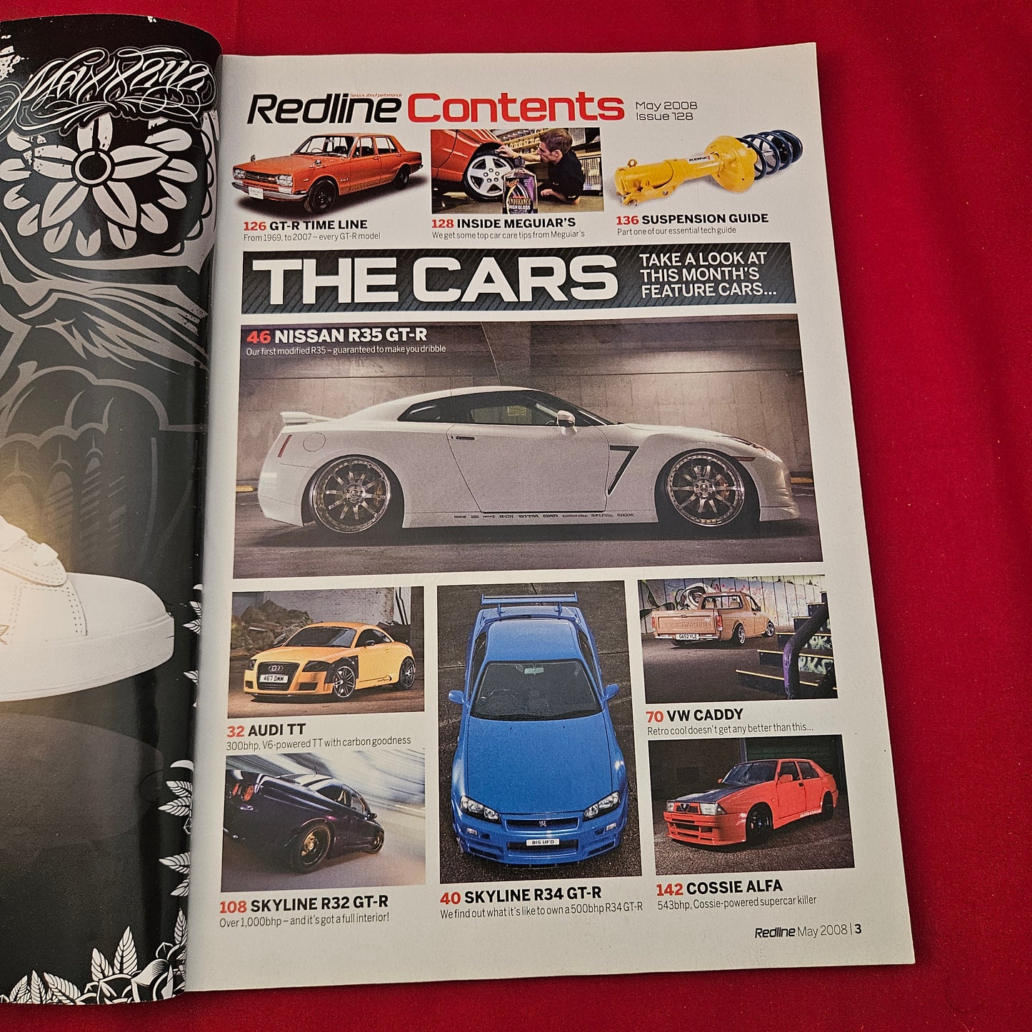 Redline Magazine May 2008 Issue 128 (1231) GT-R Special Nissan R35 R34 R32
