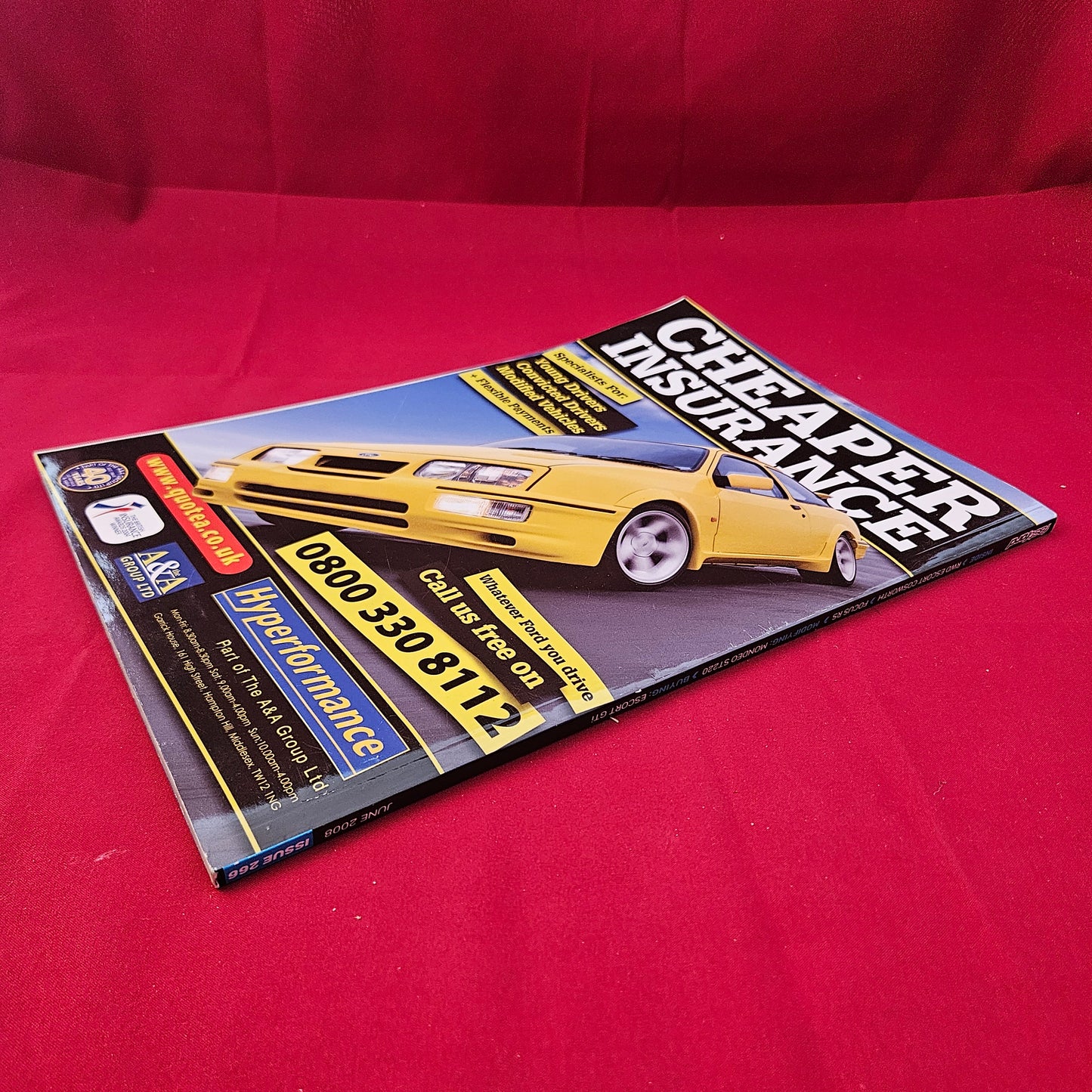 Fast Ford Magazine June 2008 Issue 266 (1232) Hybrid Cossie RS1600i Zetec