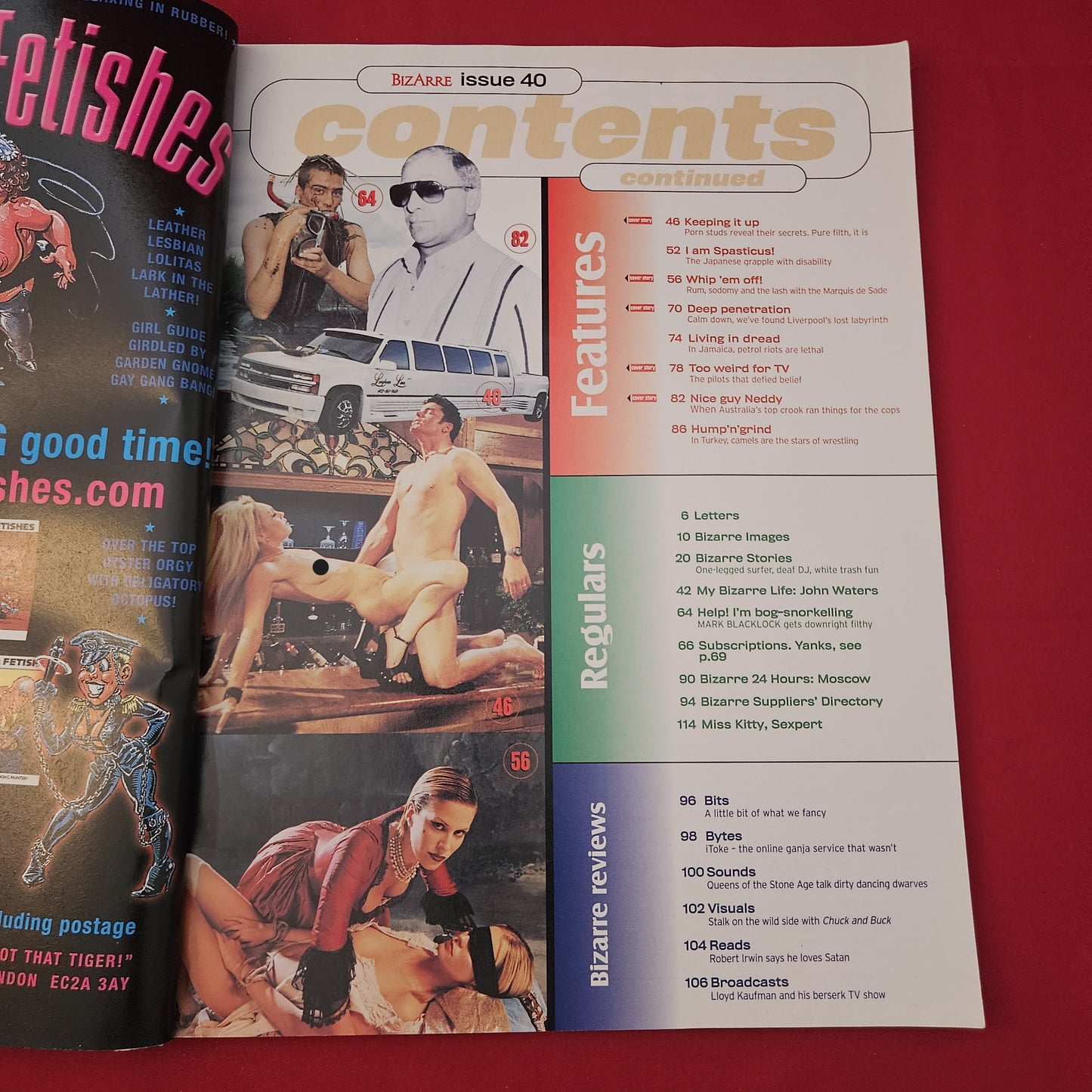 Bizarre Magazine December 2000 Issue 40 (1233) The de Sade Issue John Waters
