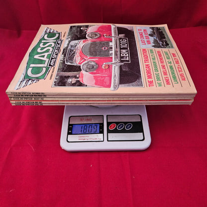 BUNDLE 5x CLASSIC AND SPORTSCAR Magazines 1982 Job Lot - Rare First Issue (BJL0112)