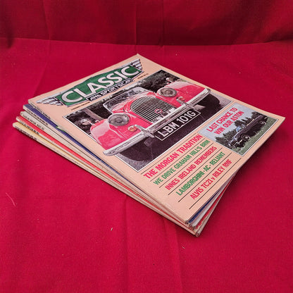 BUNDLE 5x CLASSIC AND SPORTSCAR Magazines 1982 Job Lot - Rare First Issue (BJL0112)