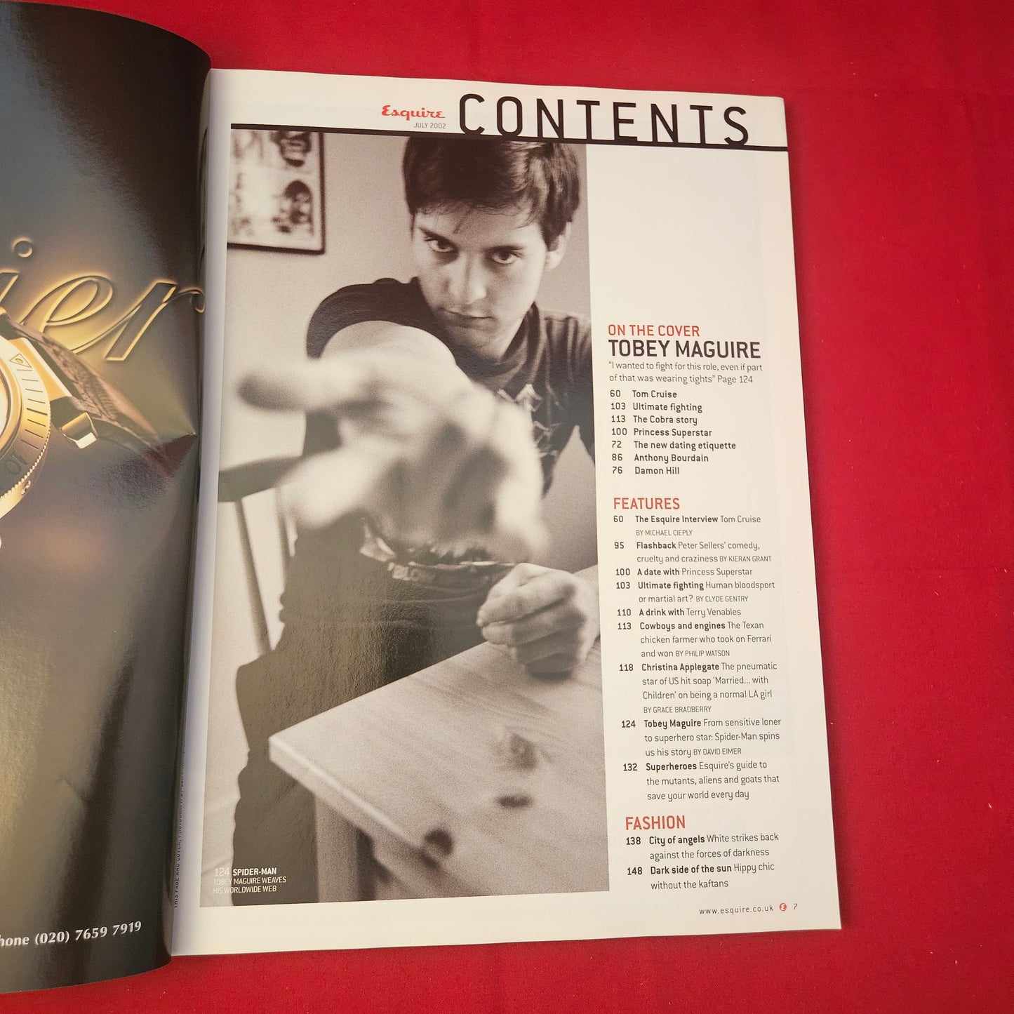 Esquire Magazine July 2002 (1234) Tobey Maguire Spider-Man Tom Cruise