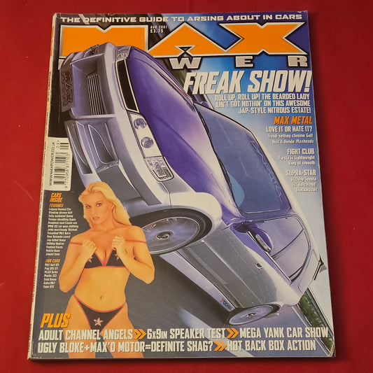 Max Power Magazine August 2001 (1235) Honda Accord Nitro Max Babes
