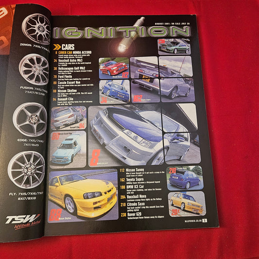 Max Power Magazine August 2001 (1235) Honda Accord Nitro Max Babes