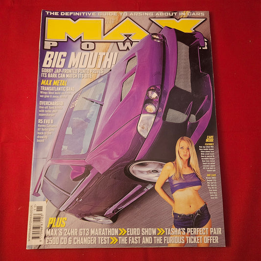 Max Power Magazine October 2001 (1235) Fiat Punto Max Babe Natasha Leigh