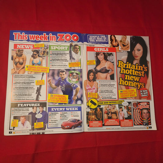 ZOO Magazine 13-19 April 2007 (1236) Vikki Blows Gemma Atkinson Arctic Monkeys