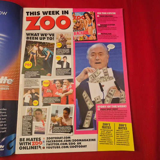 ZOO Magazine 10-16 June 2011 (1236) Rachael Cordingley Sepp Blatter Kiera Sweeney