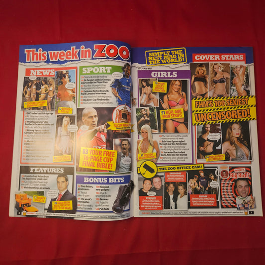 ZOO Magazine 18-24 May 2007 (1236) Britney Spears Lindsay Lohan Jose Mourinho