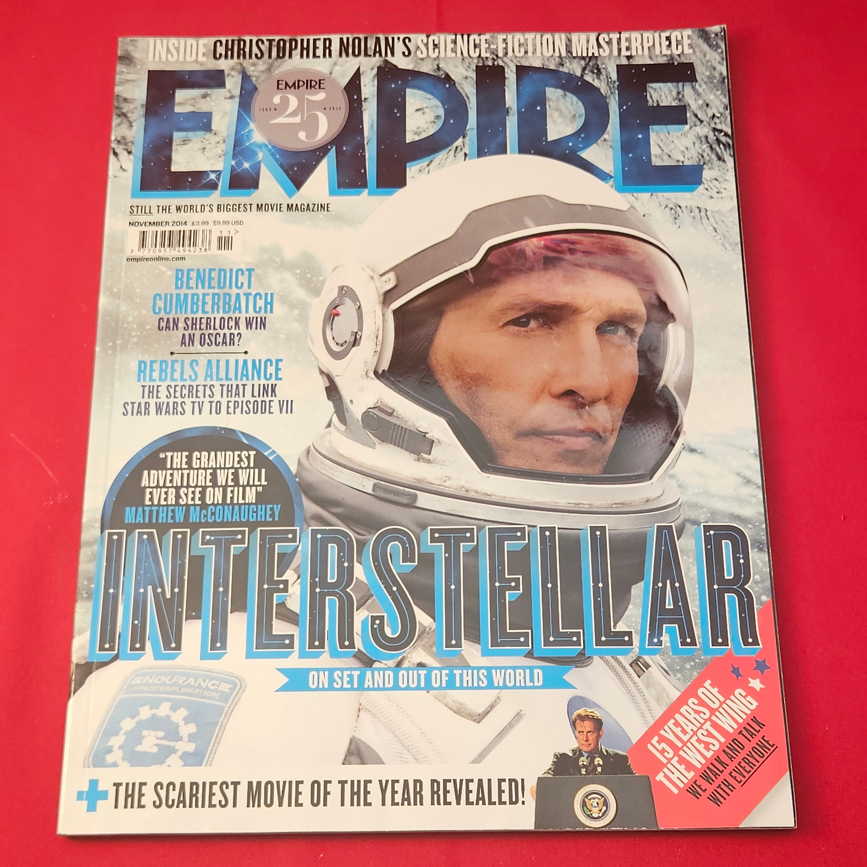 Empire Magazine November 2014 (1179) Interstellar Matthew McConaughey ...