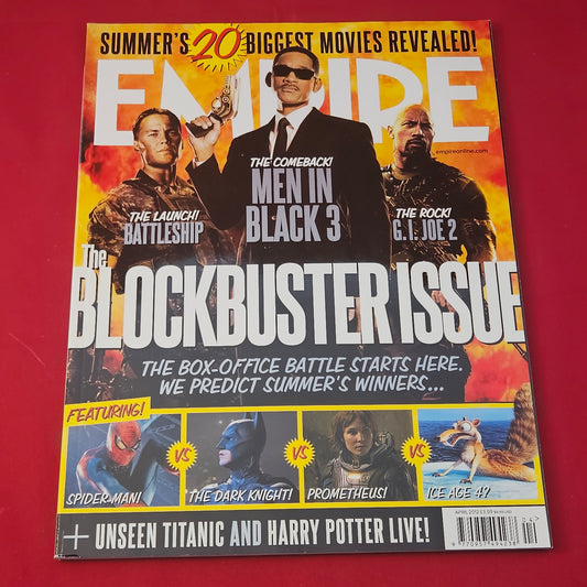 Empire Magazine April 2012 (1182) Issue 274 Men In Black 3 Batman Prometheus