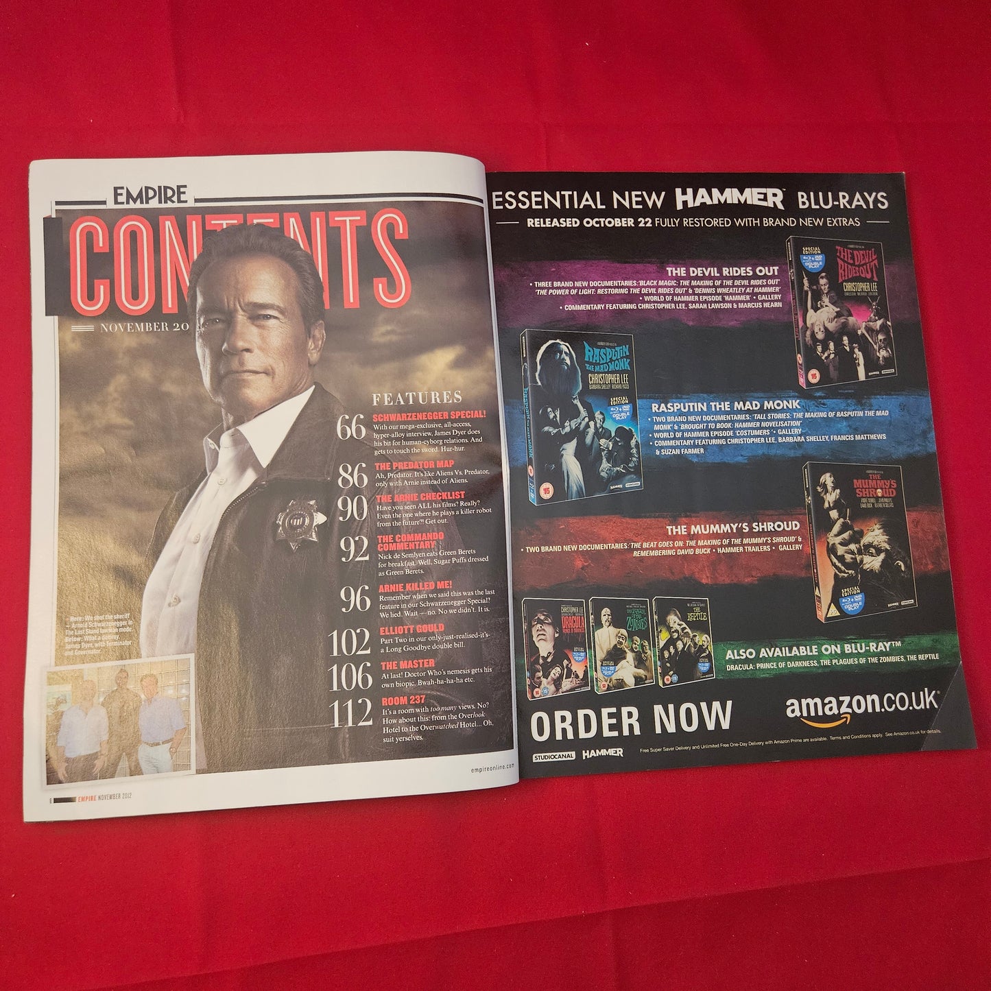 Empire Magazine November 2012 (1182) Arnold Schwarzenegger Exclusive Interview