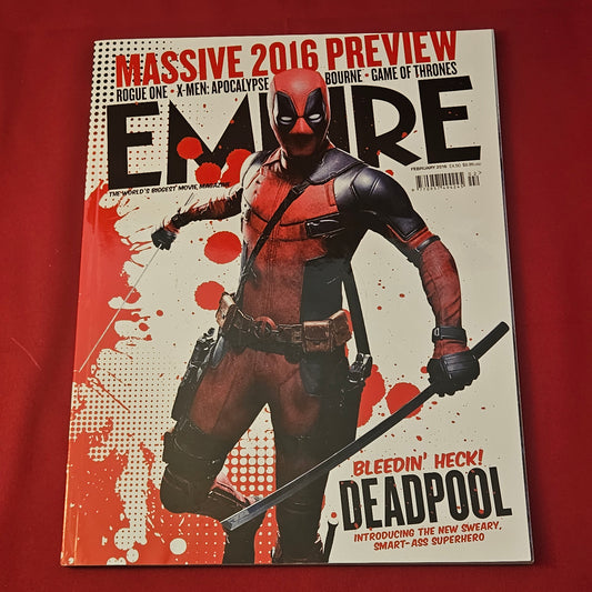 Empire Magazine February 2016 (1183) Deadpool Movie Preview Leonardo DiCaprio