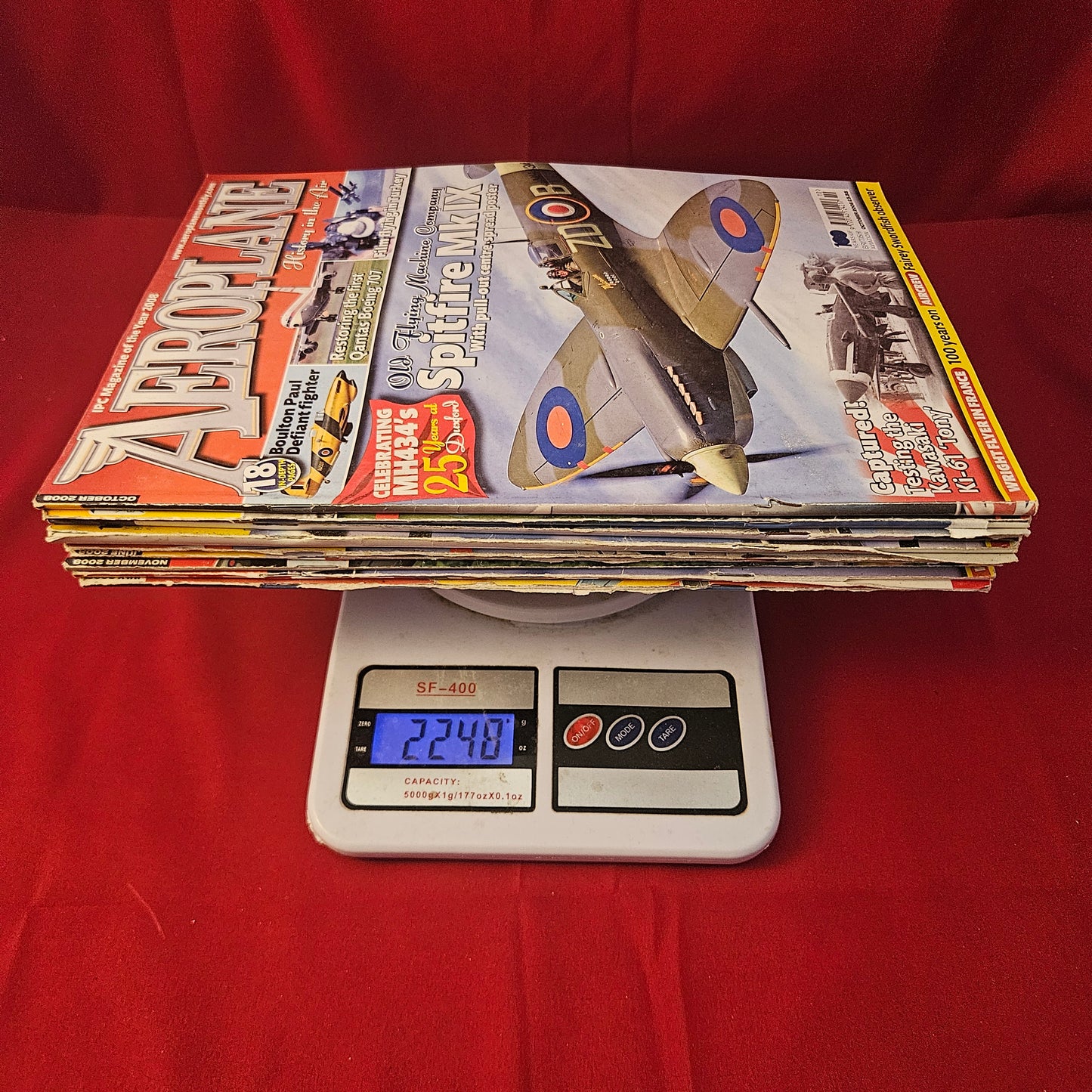 BUNDLE 9x AEROPLANE Magazines Job Lot 2008 History in the Air (BJL0126)