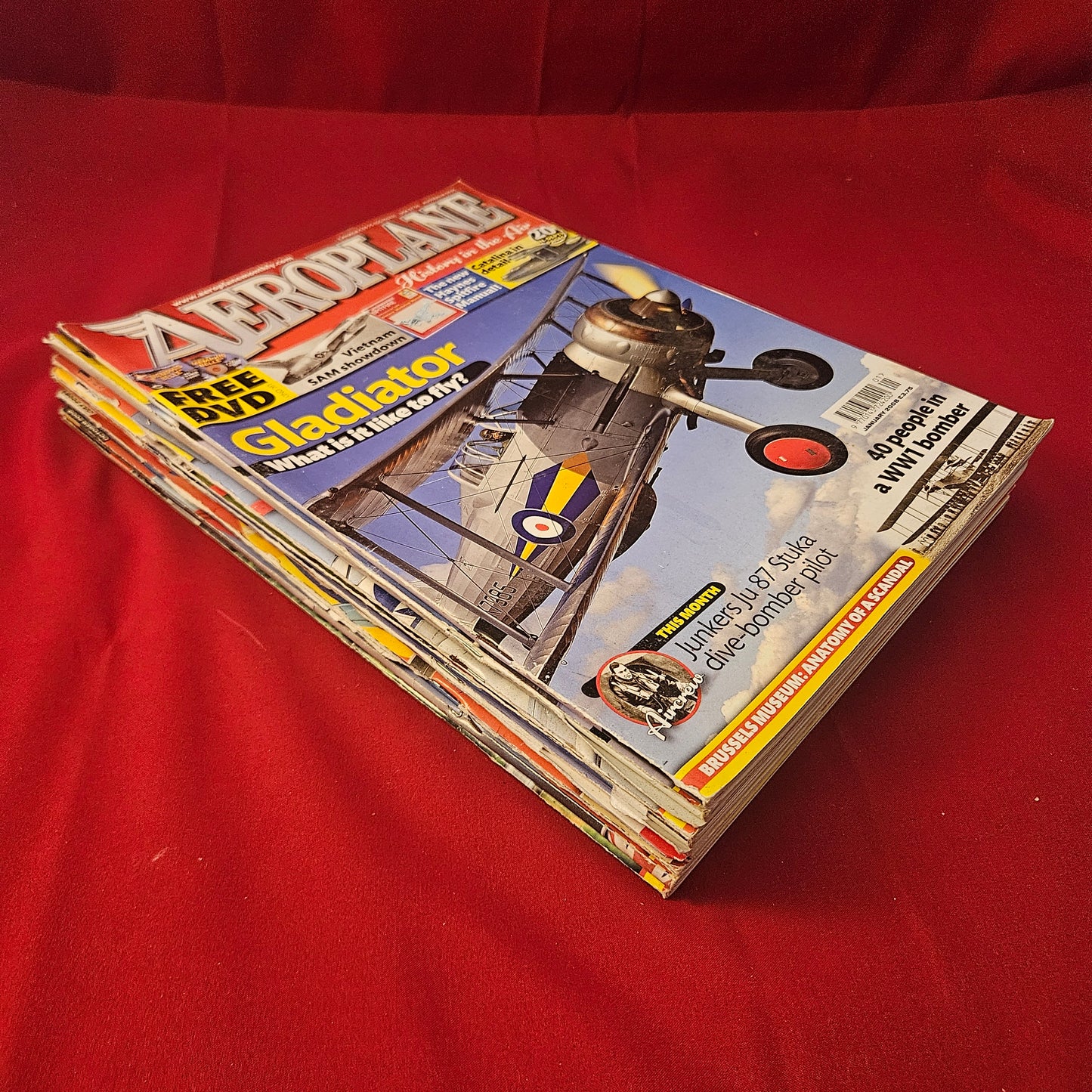 BUNDLE 9x AEROPLANE Magazines Job Lot 2008 History in the Air (BJL0126)