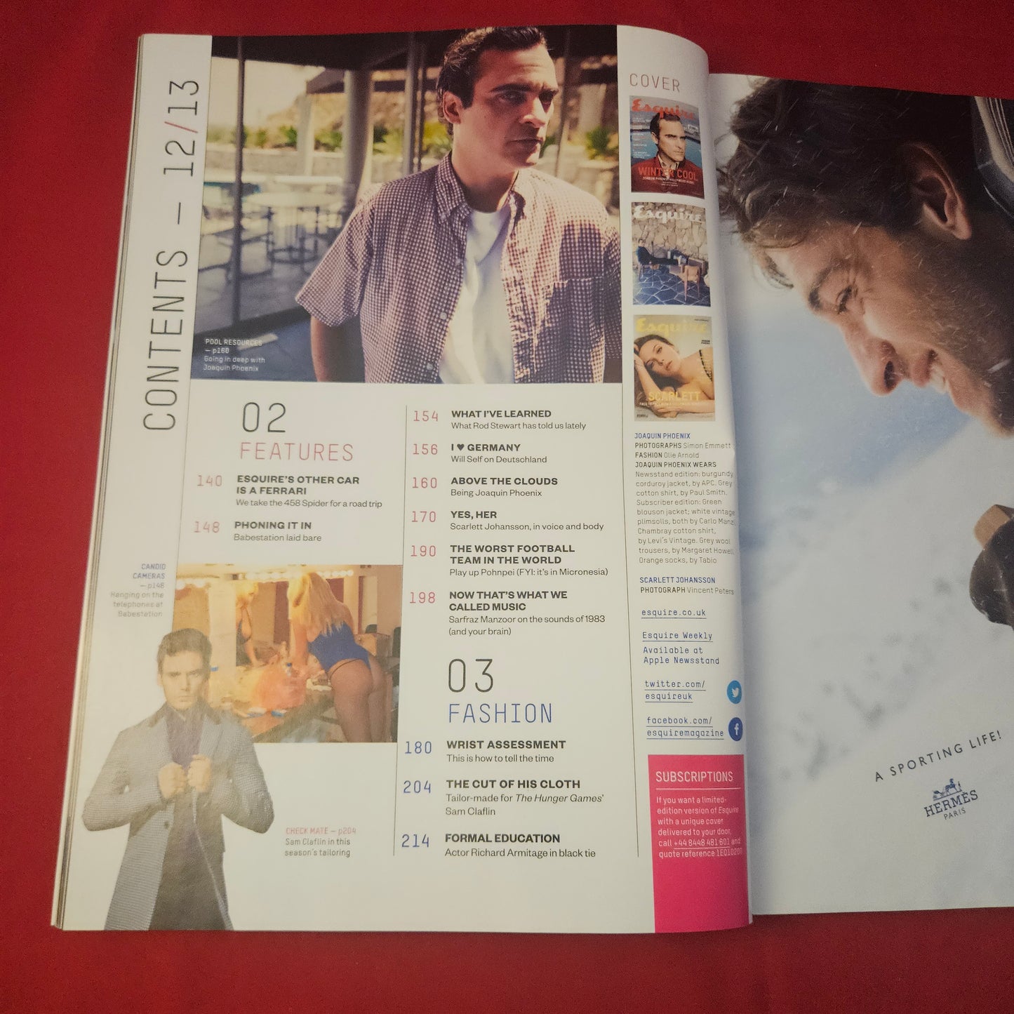 Esquire Magazine December 2013 (1238) Joaquin Phoenix Scarlett Johansson