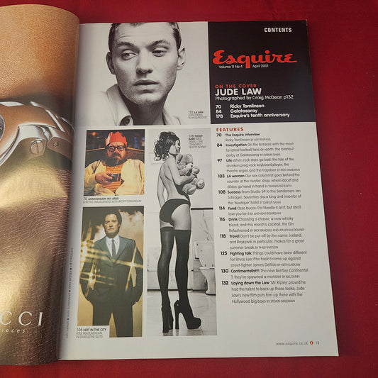 Esquire Magazine April 2001 (1238) Jude Law Tenth Anniversary