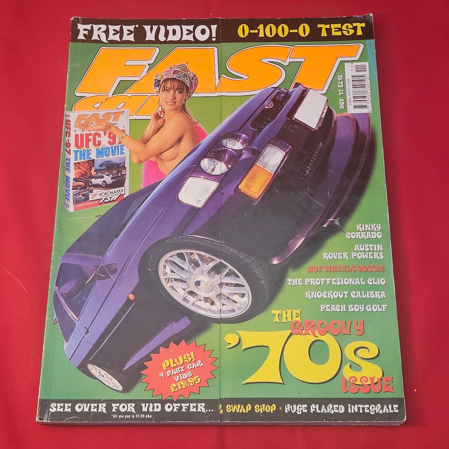 Fast Car Magazine November 1997 (1239) Peach Boy Golf Lancia Integrale Escort Cossie
