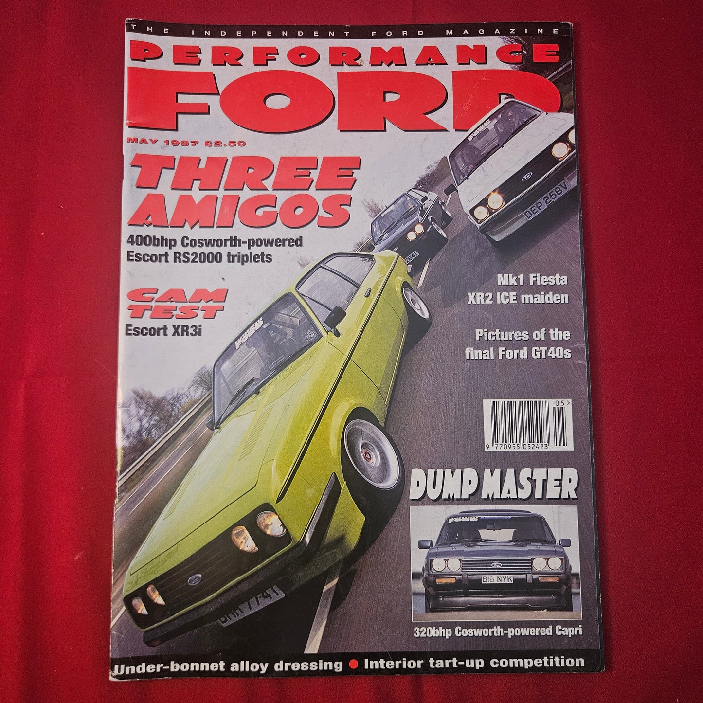 Performance Ford Magazine May 1997 (1240) Escort RS2000 Cosworth Capri GT40