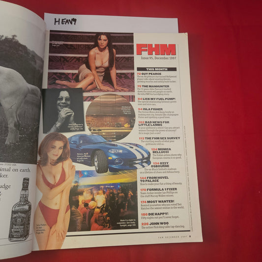 FHM Magazine December 1997 (1242) Teri Hatcher Biggest Ever Issue Isla Fisher