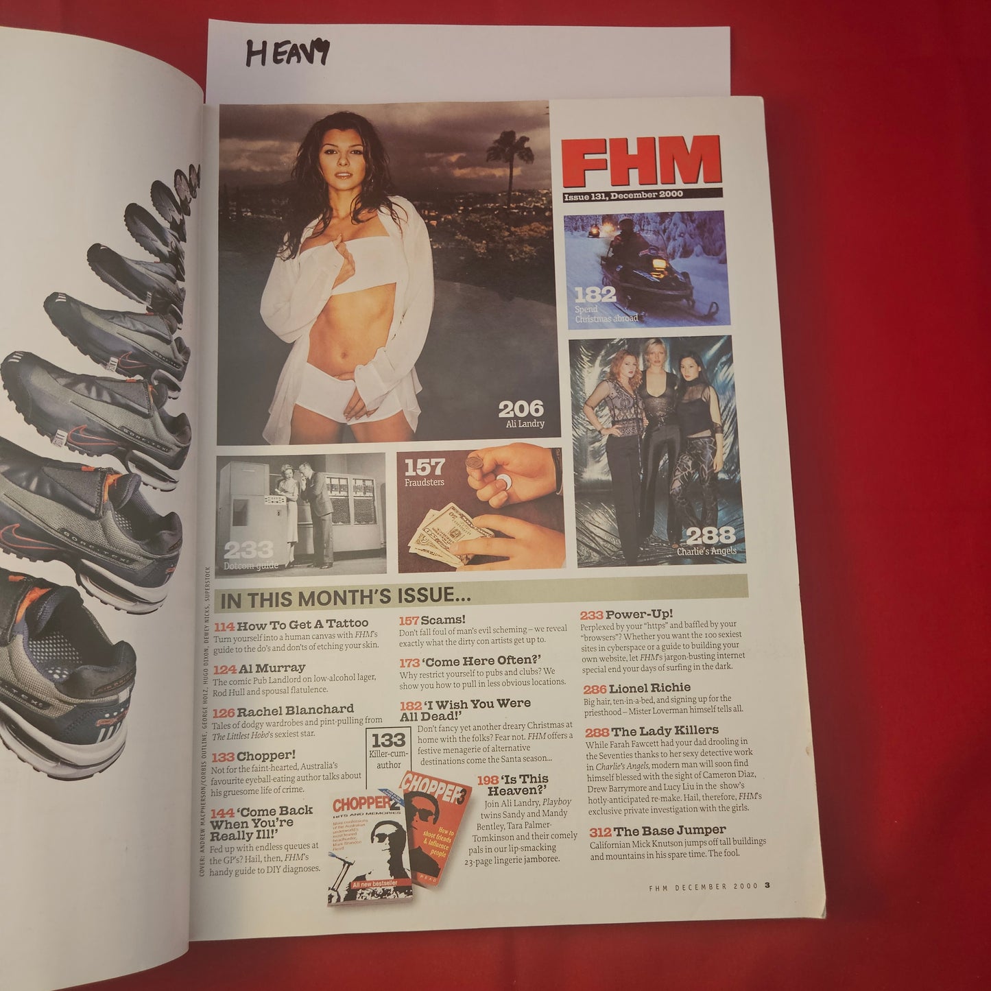 FHM Magazine December 2000 (1242) Charlie's Angels Cameron Diaz Ali Landry