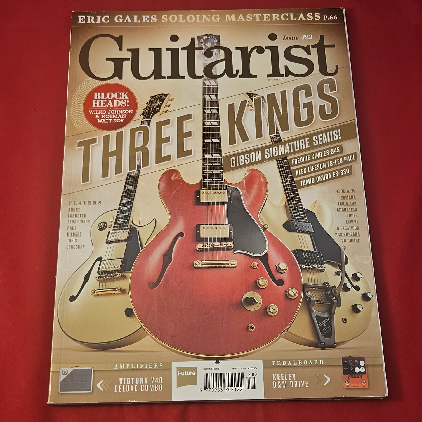Guitarist Magazine Summer 2017 (1243) 423 Gibson Signature Semis Eric Gales