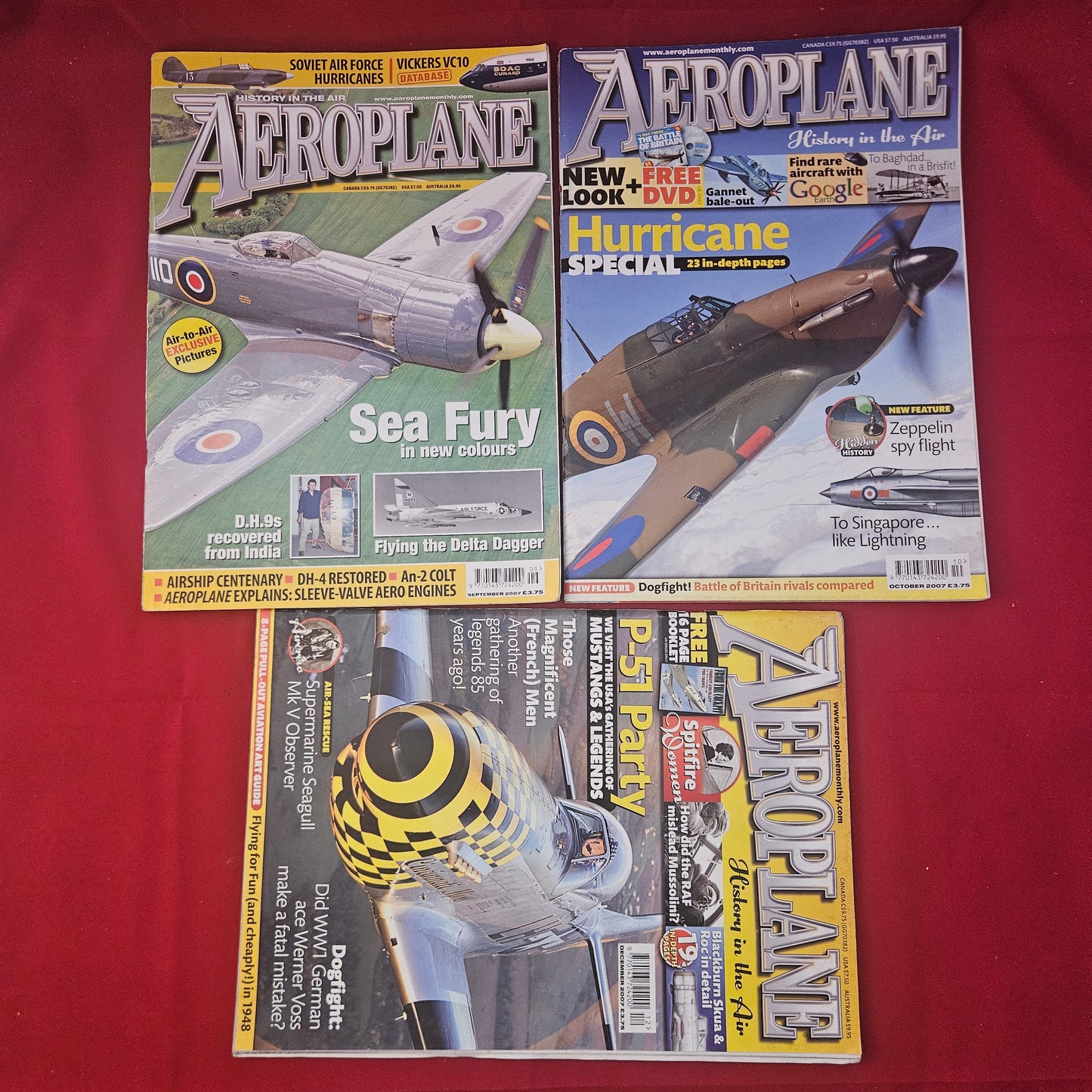 BUNDLE 5x AEROPLANE Magazines Job Lot 2007 History in the Air (BJL0128)