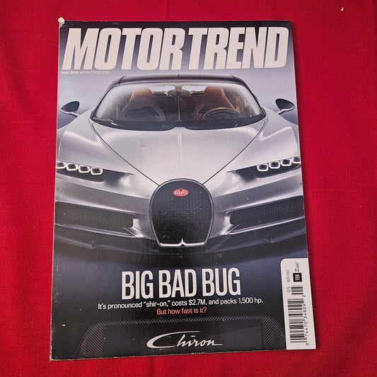 Motor Trend Magazine May 2016 (1244) Bugatti Chiron Lamborghini Mclaren CT6