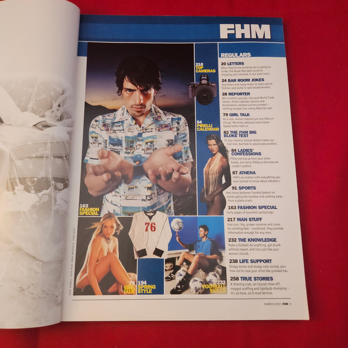 FHM Magazine March 2002 (1245) Joanna Taylor Hollyoaks David Hasselhoff