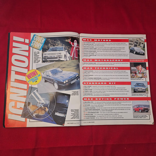 Max Power Magazine August 1993 (1247) Rieger Golf Cabrio Astra Turbo Capri