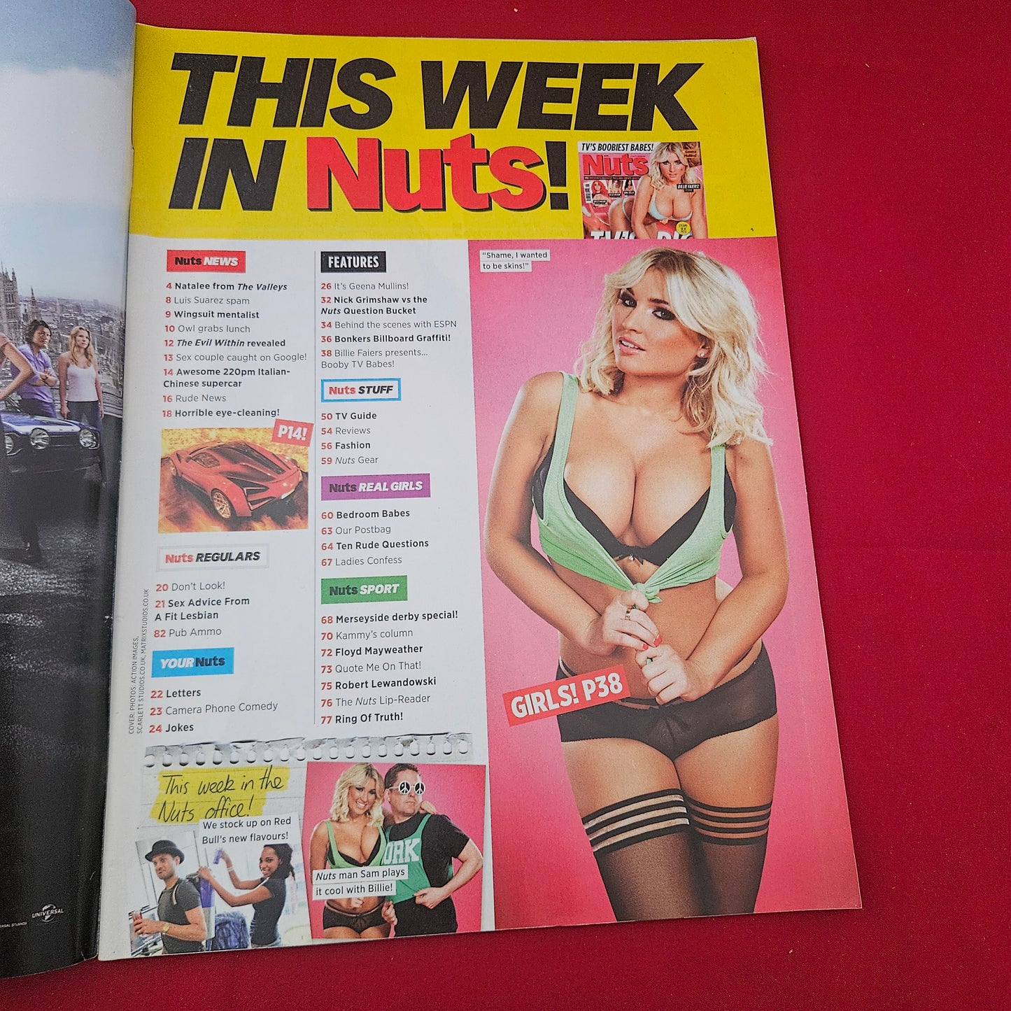 Nuts Magazine 3–9 May 2013 (1253) Billie Faiers Geena Mullins Kelly Brook
