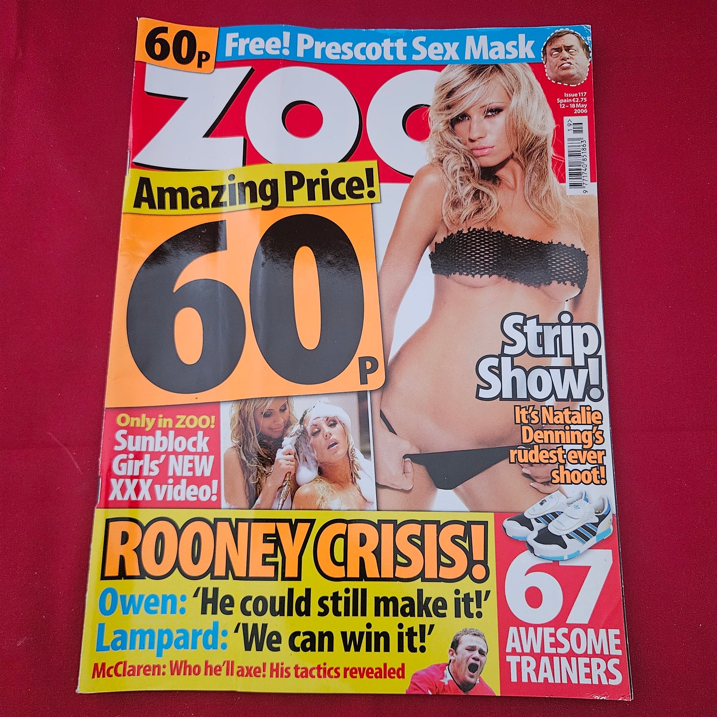 Zoo Magazine 12-18 May 2006 (1254) POSTER  Natalie Denning Sunblock Girls Rooney
