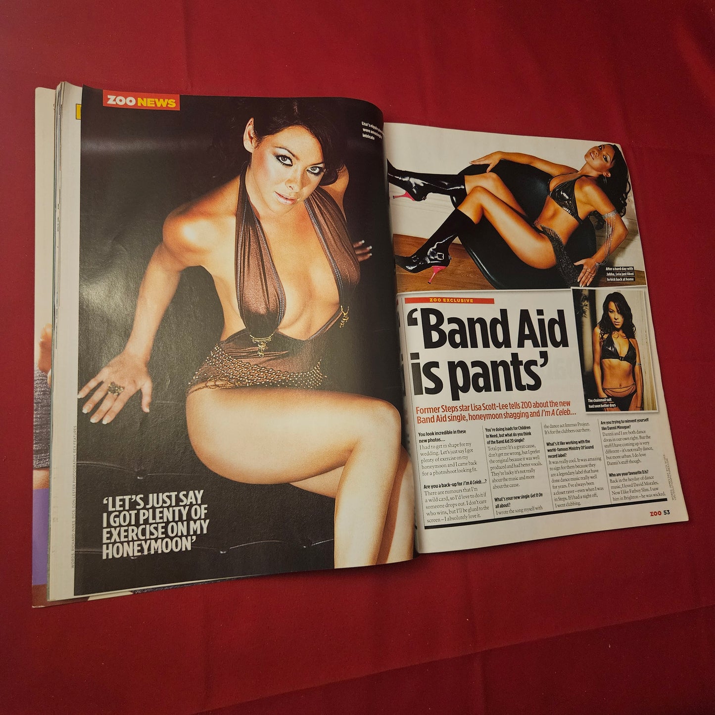 Zoo Magazine 3-9 December 2004 (1256) Lisa Scott-Lee Jordan Nancy Sorrell