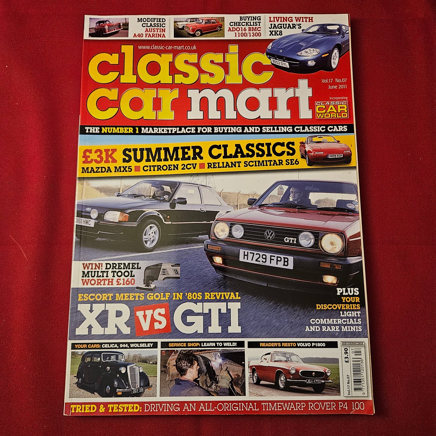 Classic Car Mart Magazine June 2011 (1257) XR vs GTi Escort Golf Jaguar XK8 Rover