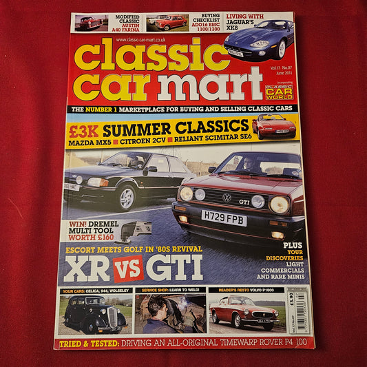 Classic Car Mart Magazine June 2011 (1257) XR vs GTi Escort Golf Jaguar XK8 Rover