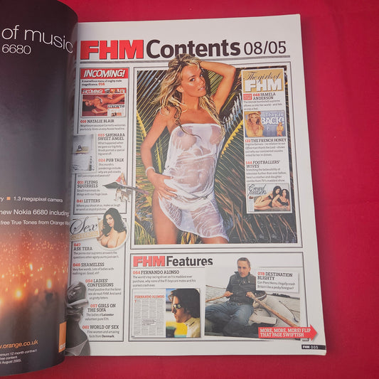 FHM Magazine August 2005 (1258) Pamela Anderson Natalie Blair