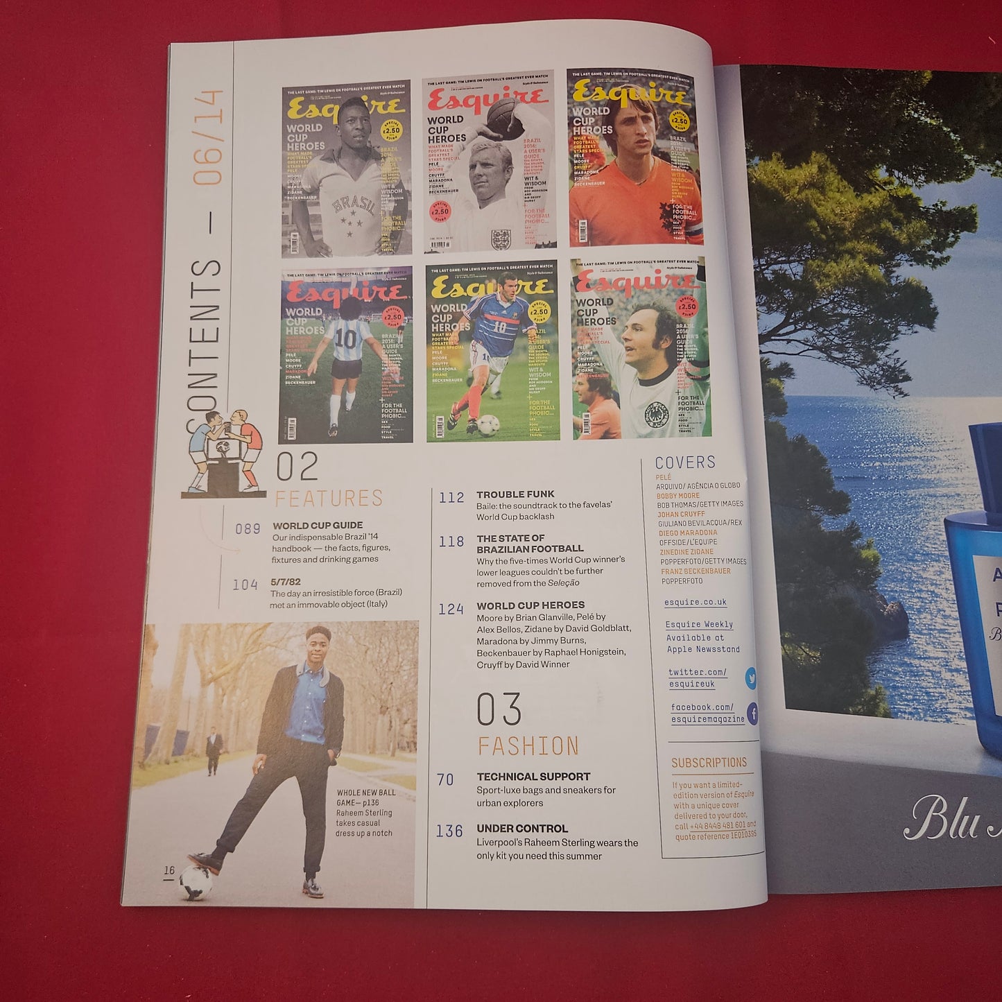 Esquire UK Magazine June 2014 (1260) Bobby Moore Raheem Sterling Roy Hodgson