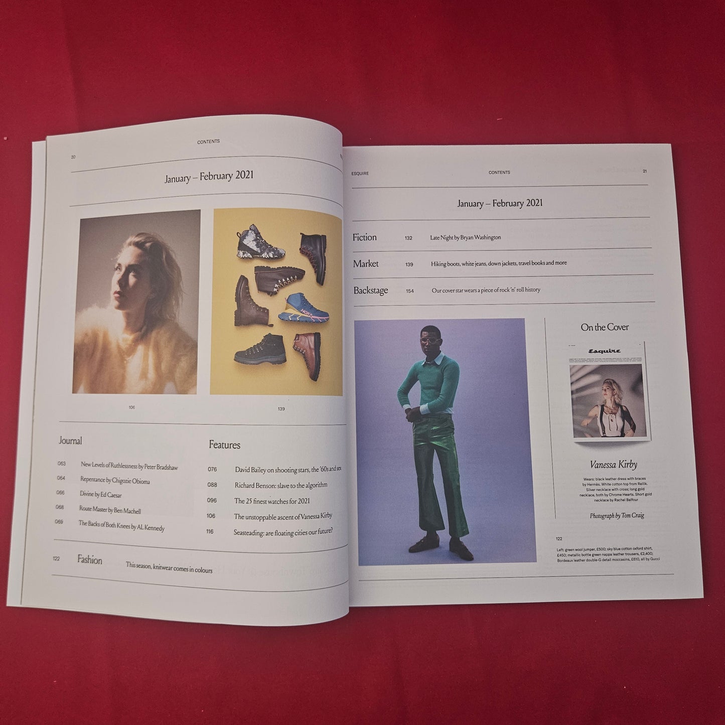 Esquire UK Magazine January February 2021 (1260) Vanessa Kirby Viggo Mortensen David Bailey